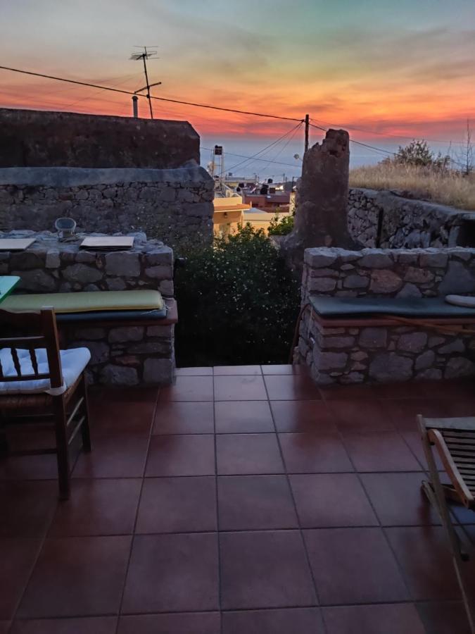 Traditional Stone House In Chios Villa Chios Island Bagian luar foto